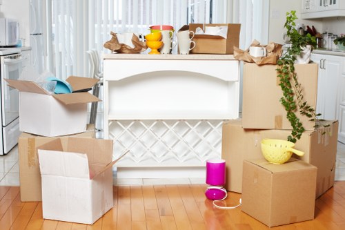 Large furniture items prepared for pick-up in Goldersgreen