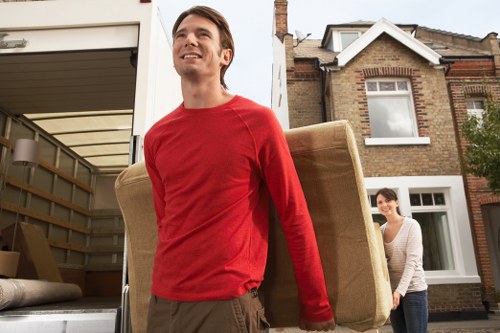 Support request and accessible service illustration for Goldersgreen Removals
