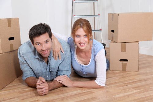 Professional removals service in Golders Green handling boxes and furniture