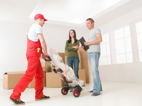 Professional removal van service for home relocation