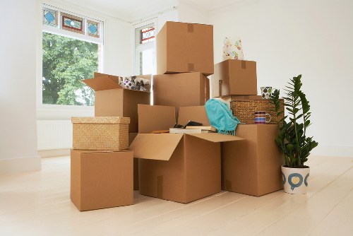 Customer booking a UK removals service with paperwork