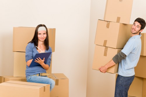 Office furniture and equipment prepared for commercial moves in Goldersgreen